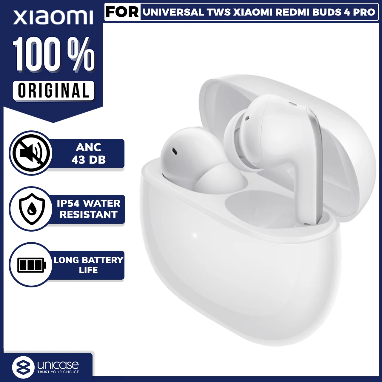 TWS Xiaomi Redmi Buds 4 Pro True Wireless Bluetooth Earphone Earbuds