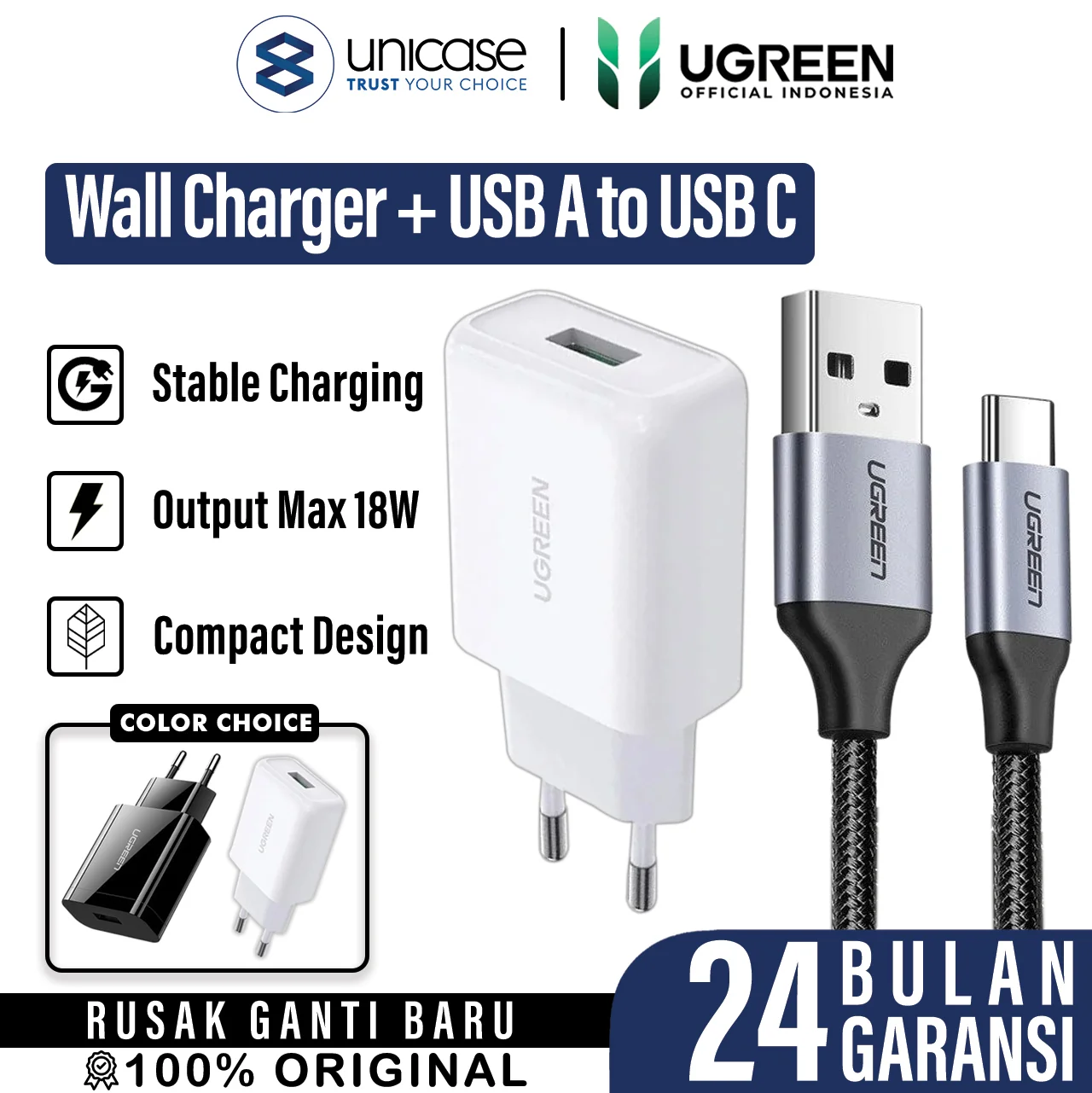 UGREEN CD122 70273 + Cable A to C 1m US288