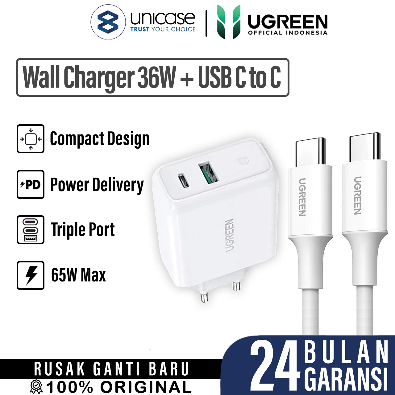 UGREEN CD170 + Cable C to C 1m US264