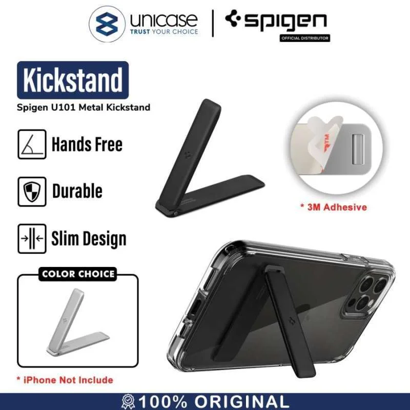Universal Handphone Stand Spigen U101 Metal Kickstand HP Slim Portable