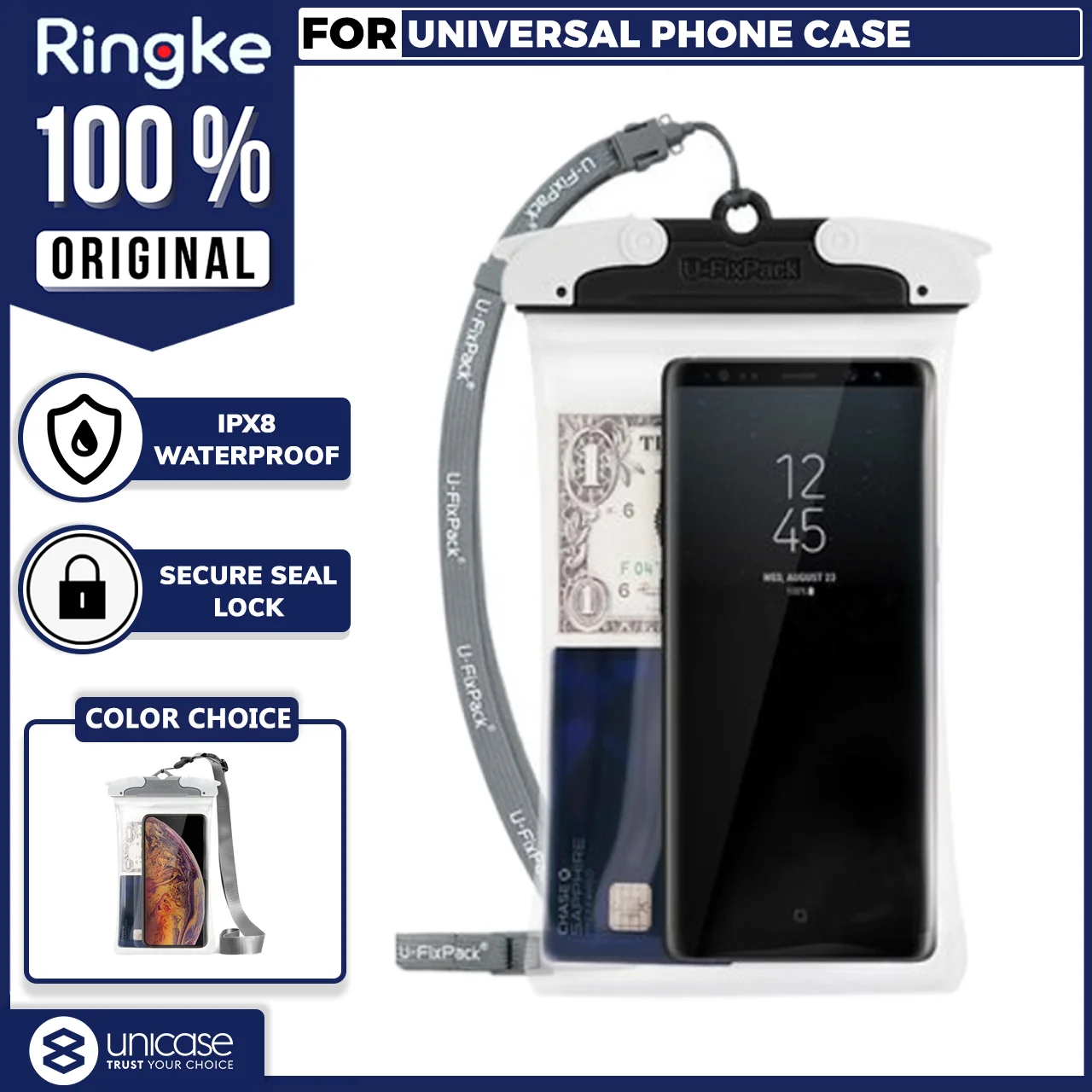 Waterproof Case Ringke Universal Case Underwater Phone Casing Large