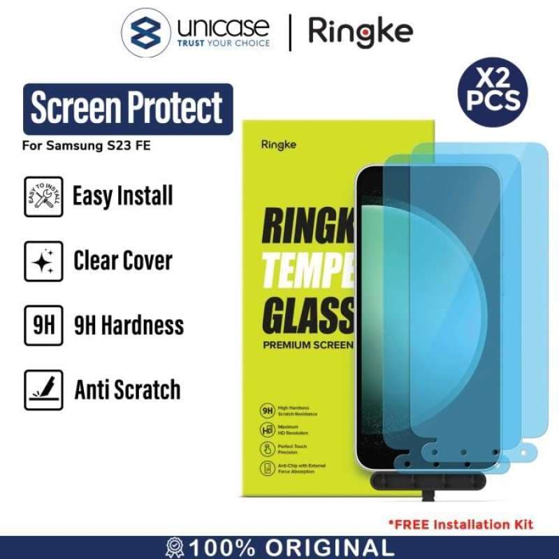 Tempered Glass Samsung Galaxy S23 FE Ringke Clear Cover 9H Protector